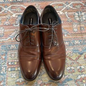 Bruno Marc Louis 2 Men's Brown Leather Dress Shoes